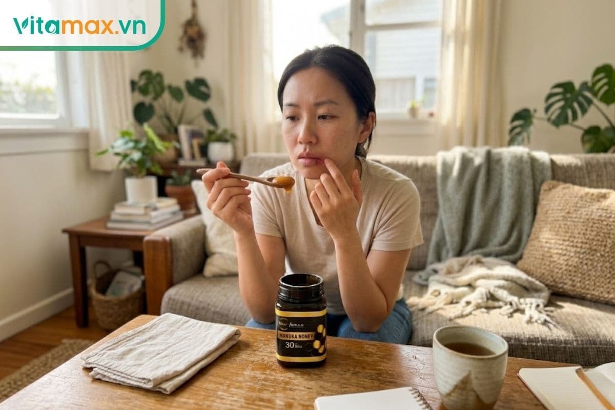 Bị nhiệt miệng bôi mật ong được không? Cách dùng đơn giản & hiệu quả