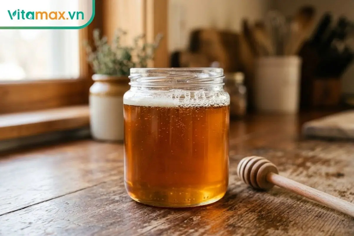 Mật ong có ga là gì? Nguyên nhân, dấu hiệu lên men và cách xử lý