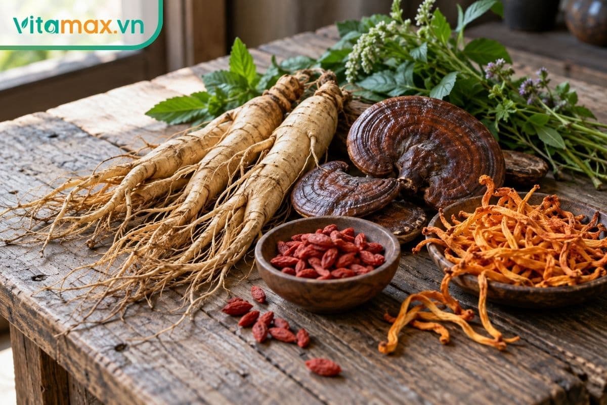 10+ thảo dược bổ não & cải thiện tuần hoàn não phổ biến ở Việt Nam