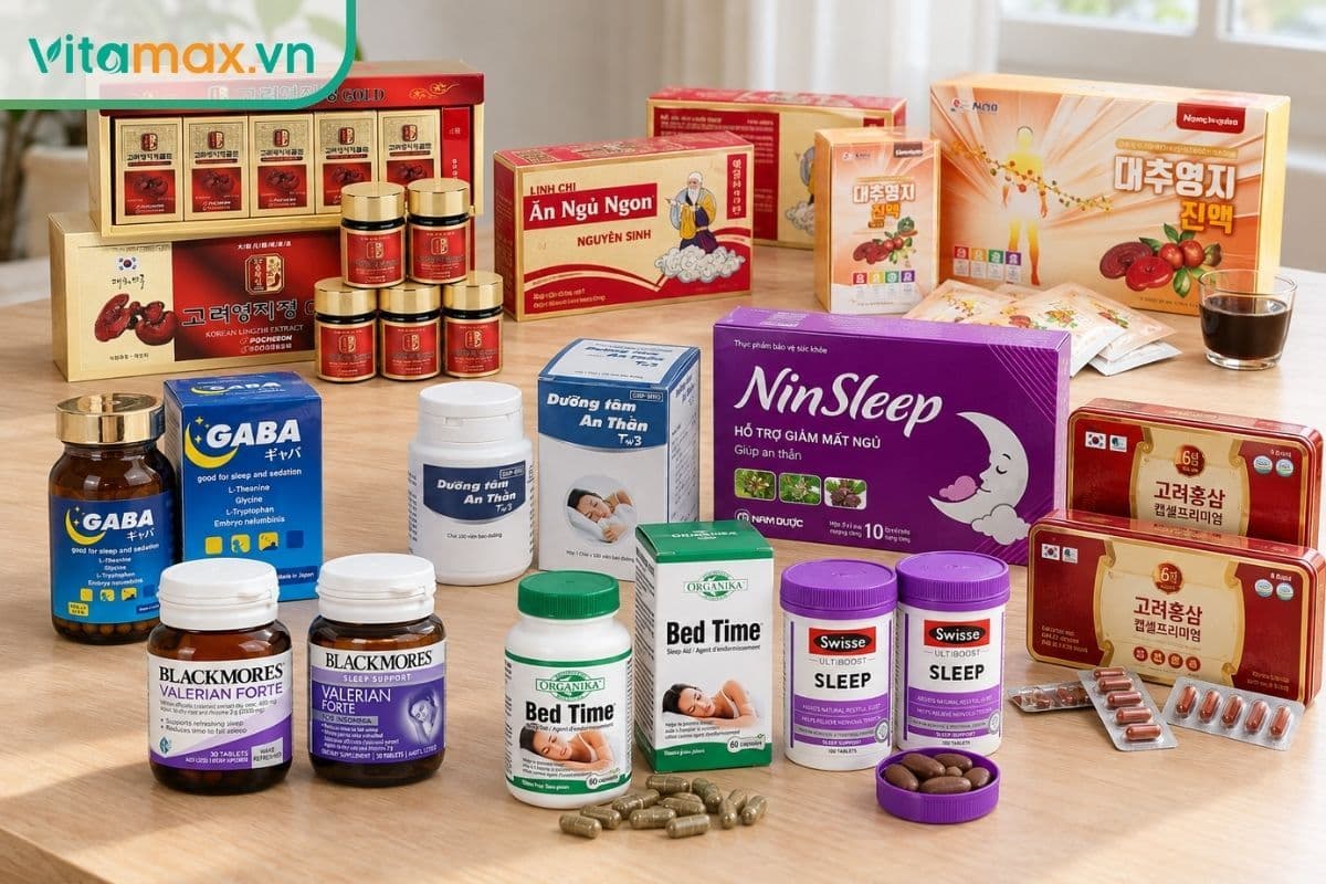 Top 10 thực phẩm chức năng giúp ngủ ngon từ thảo dược an toàn