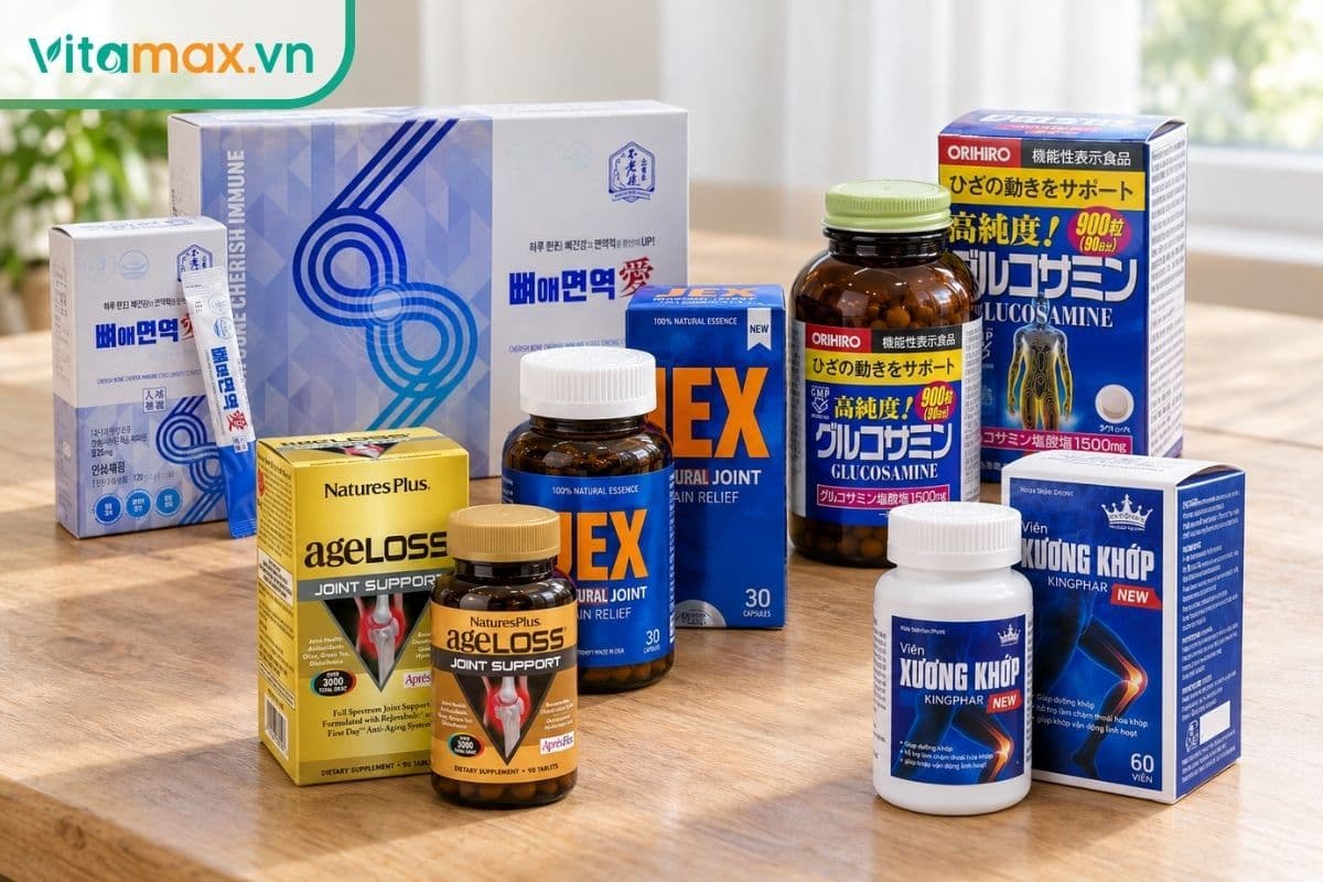 Top 10+ thực phẩm chức năng hỗ trợ xương khớp từ thảo dược