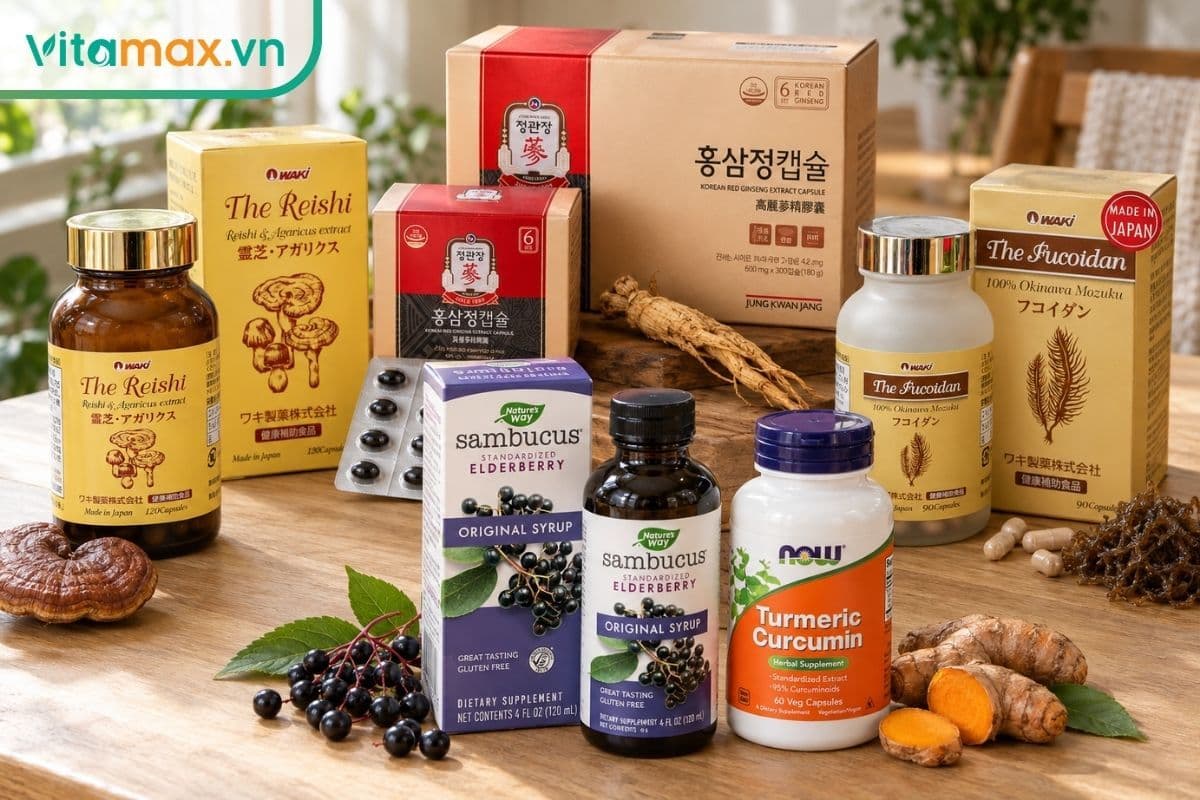 Top 10 thực phẩm chức năng tăng sức đề kháng từ thảo dược