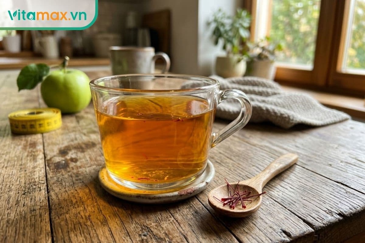 Uống nhụy hoa nghệ tây có tăng cân không? Cách để giữ dáng