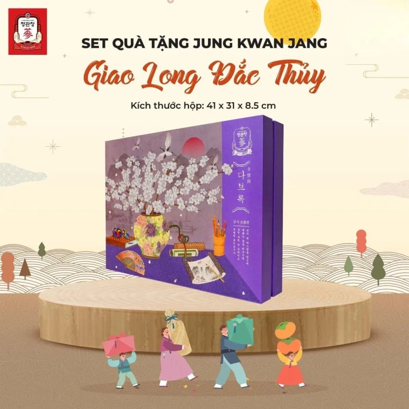 Hình Set Quà Tặng KGC GIAO LONG ĐẮC THỦY 3