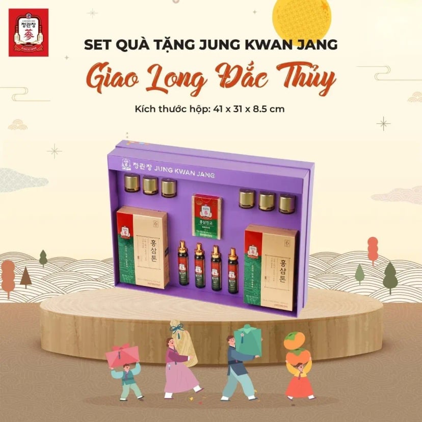 Hình Set Quà Tặng KGC GIAO LONG ĐẮC THỦY 5