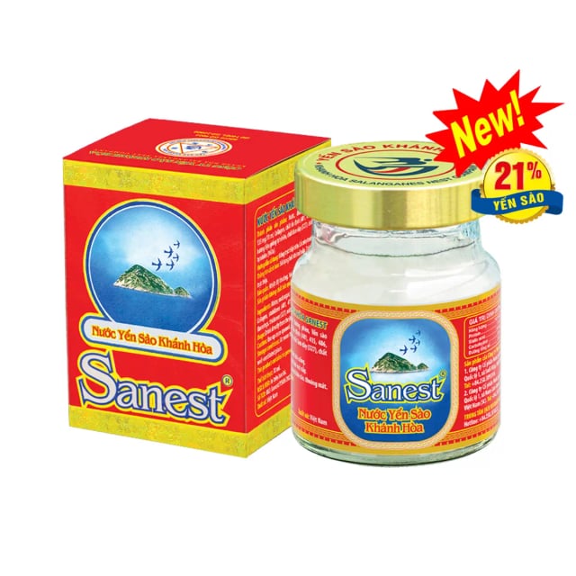 Nước Yến sào Khánh Hòa Sanest hũ 70ml (hũ lẻ) - có đường