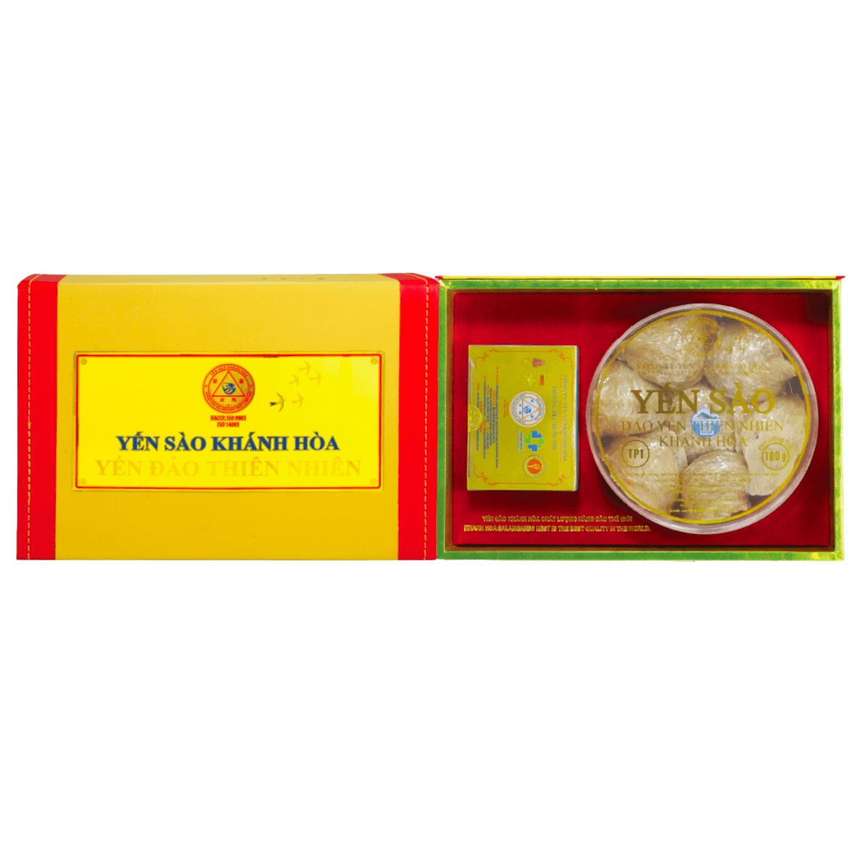 Hình Yến đảo thiên nhiên nguyên tổ - Yến Tổ Đảo 100g (hộp vàng) - TP1/TP2 2