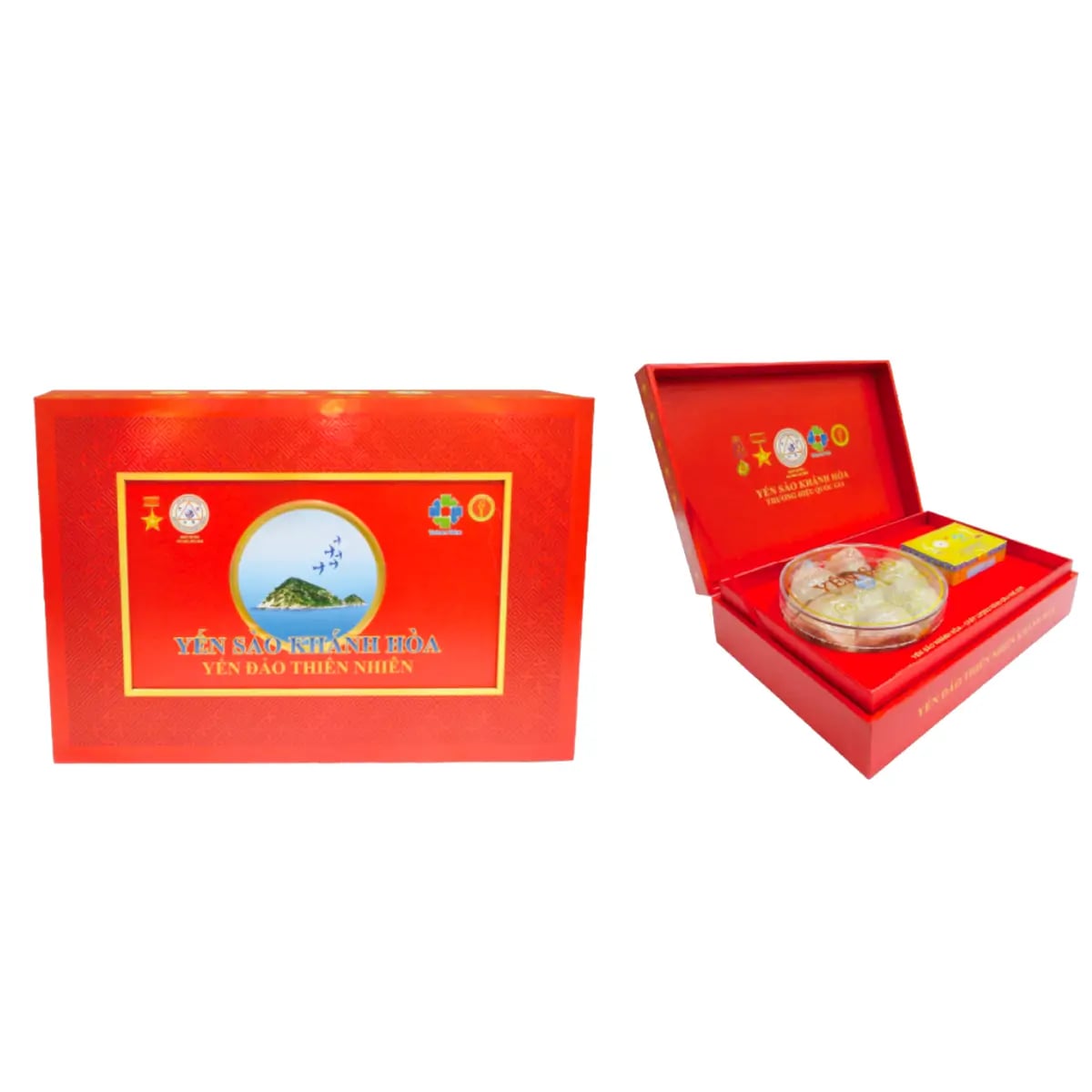 Hình Yến đảo thiên nhiên nguyên tổ - Yến Tổ Đảo 100g (hộp đỏ) - TP3/TP4/TP5 2