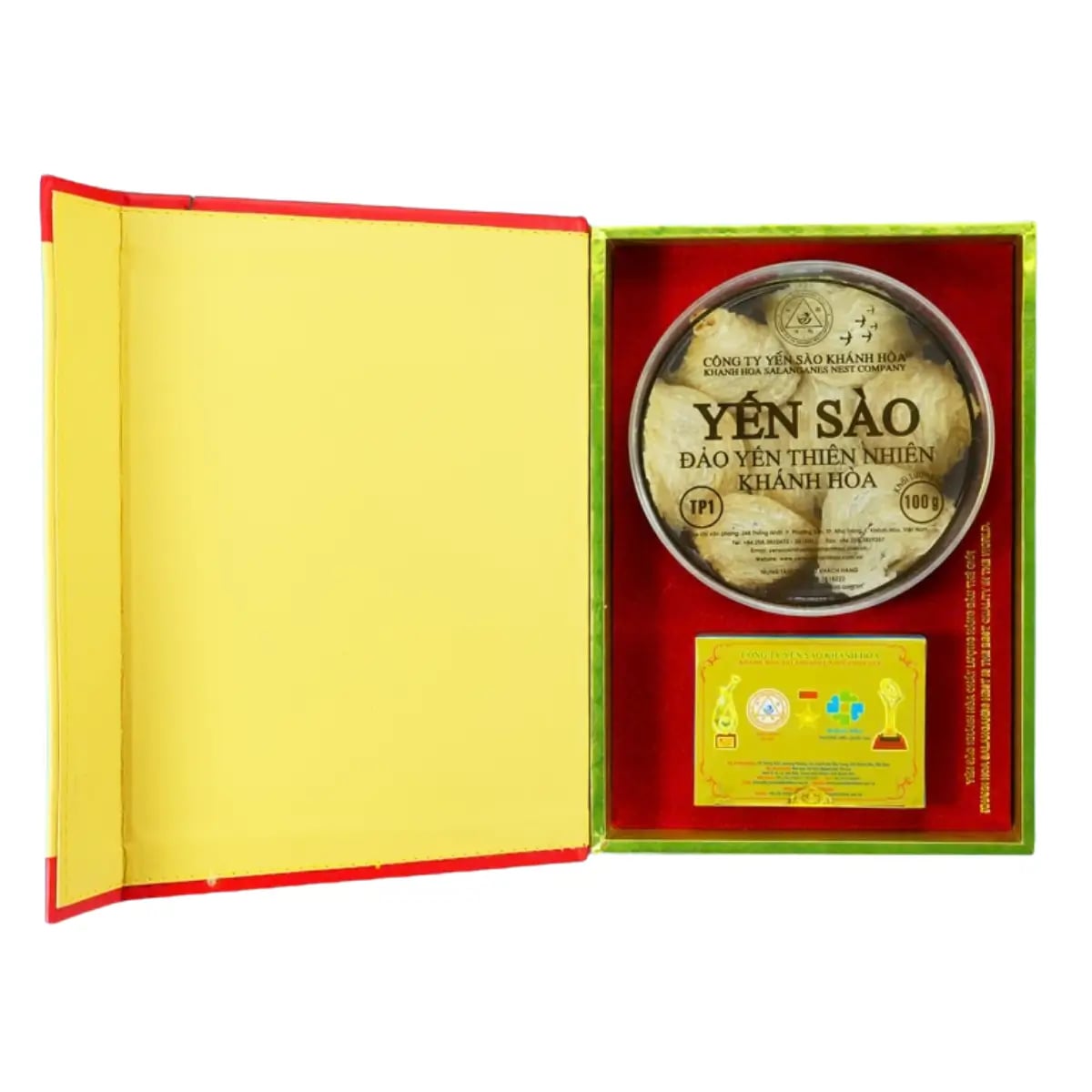 Hình Yến đảo thiên nhiên nguyên tổ - Yến Tổ Đảo 100g (hộp vàng) - TP1/TP2 3