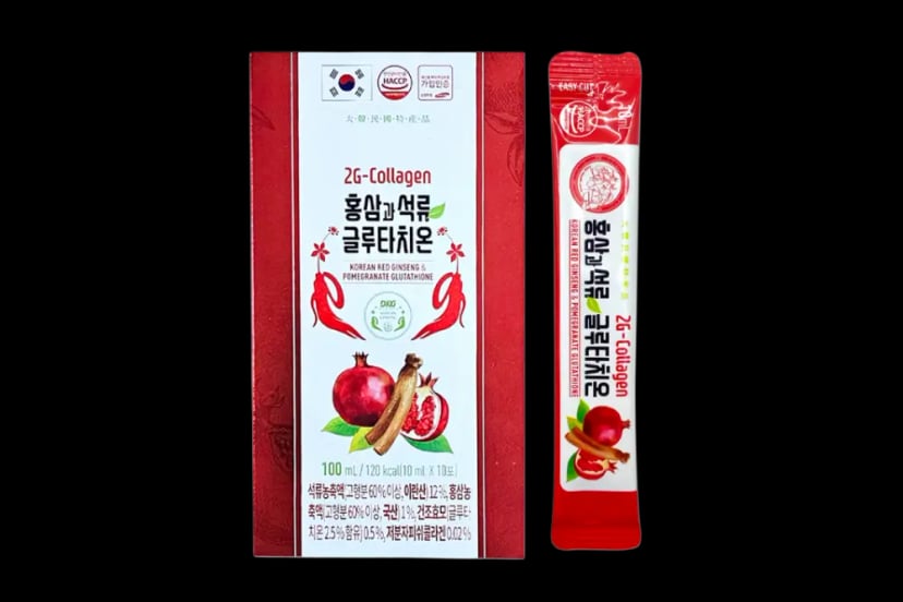 Hình Nước Hồng Sâm Lựu Đỏ Bổ Sung Collagen Daedong 30 gói 2