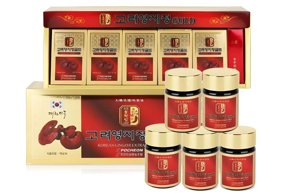 Hình Cao linh chi Pocheon 5 lọ 5