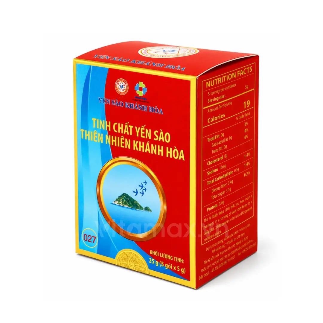 Hình Tinh chất Yến sào Khánh Hòa hộp 5 gói 5G - 027 2
