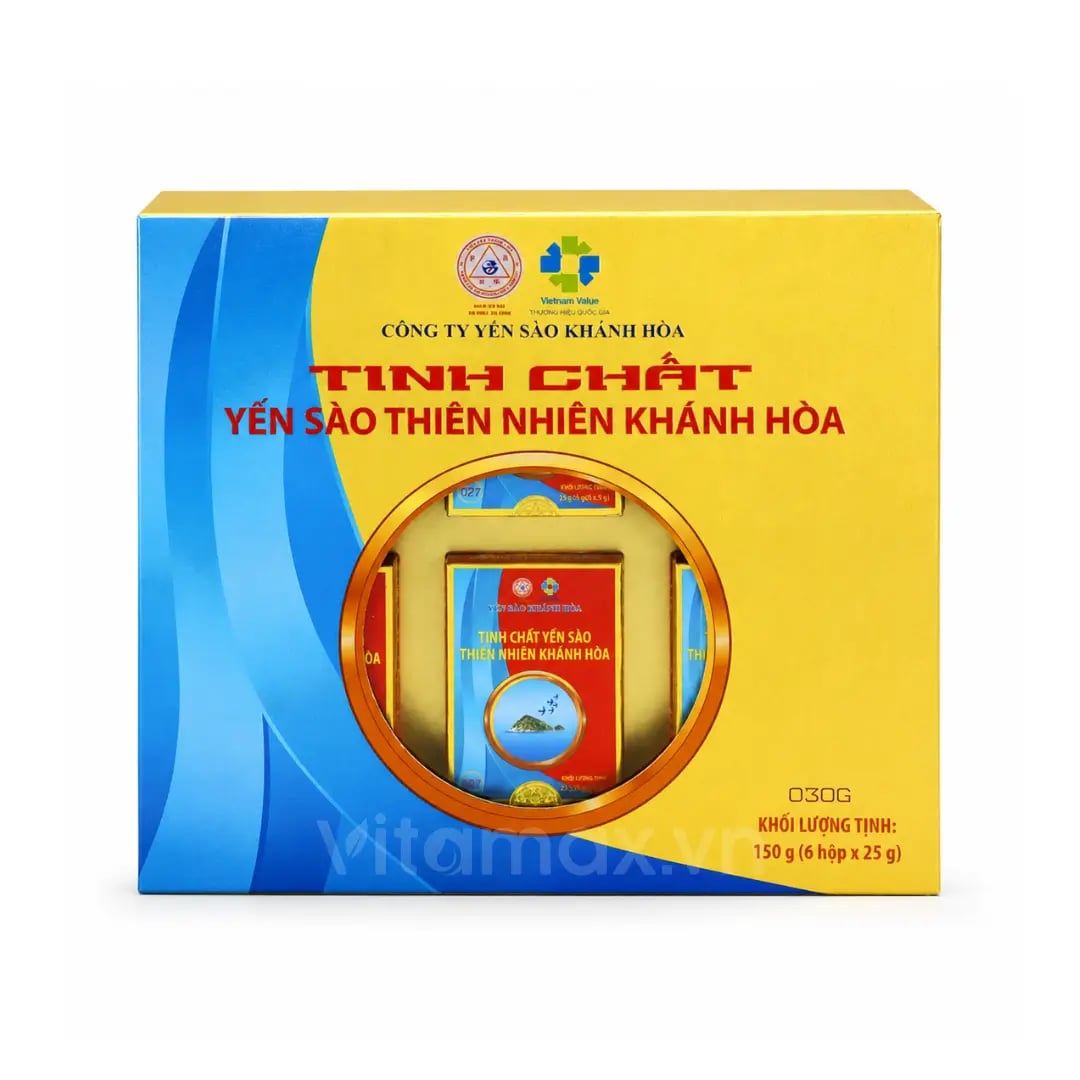 Hình Tinh chất Yến sào Khánh Hòa Hộp 150G (6 Hộp x 5 Gói x 5G) - 030G 1