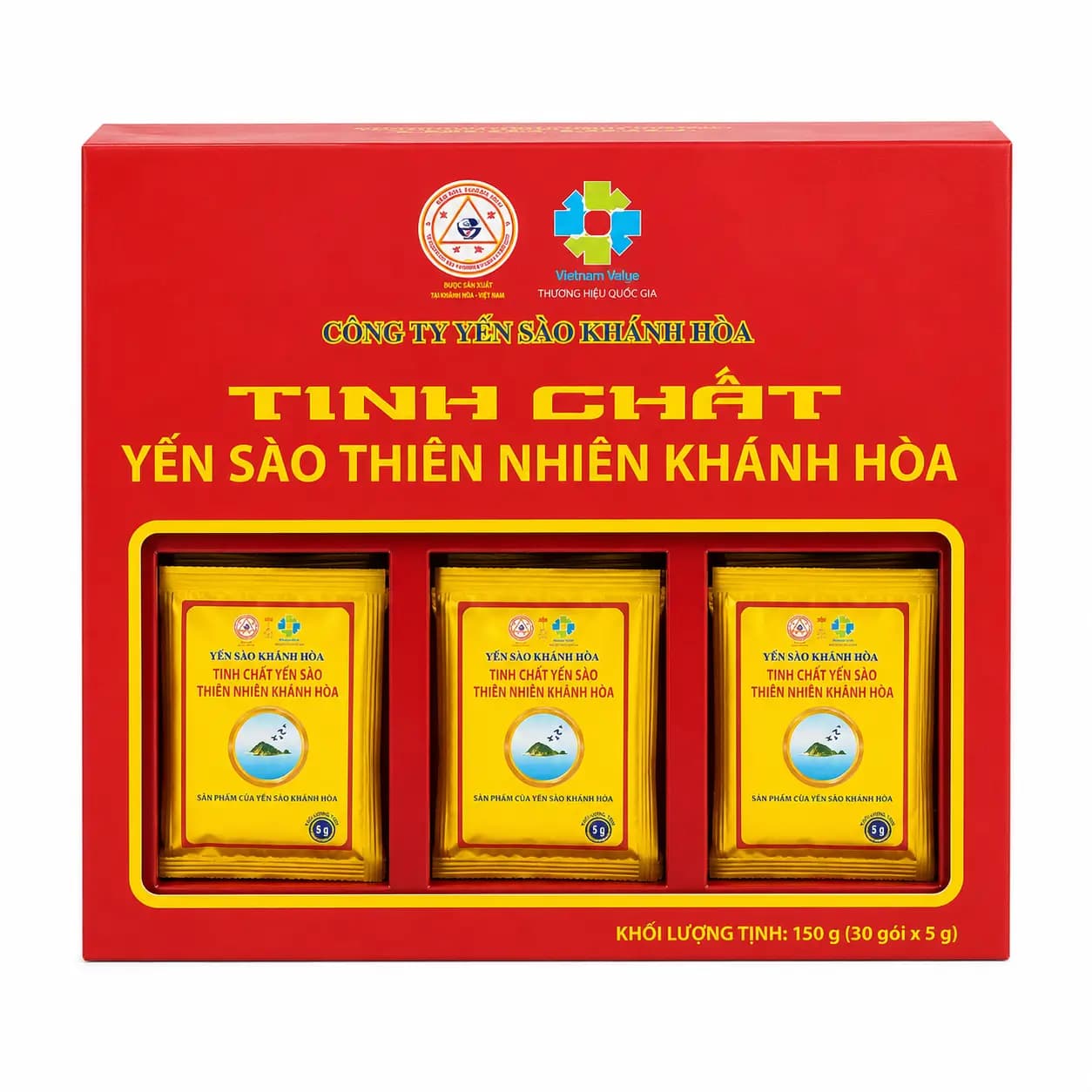 Tinh chất Yến sào Khánh Hòa hộp 30 gói 5G - 029G