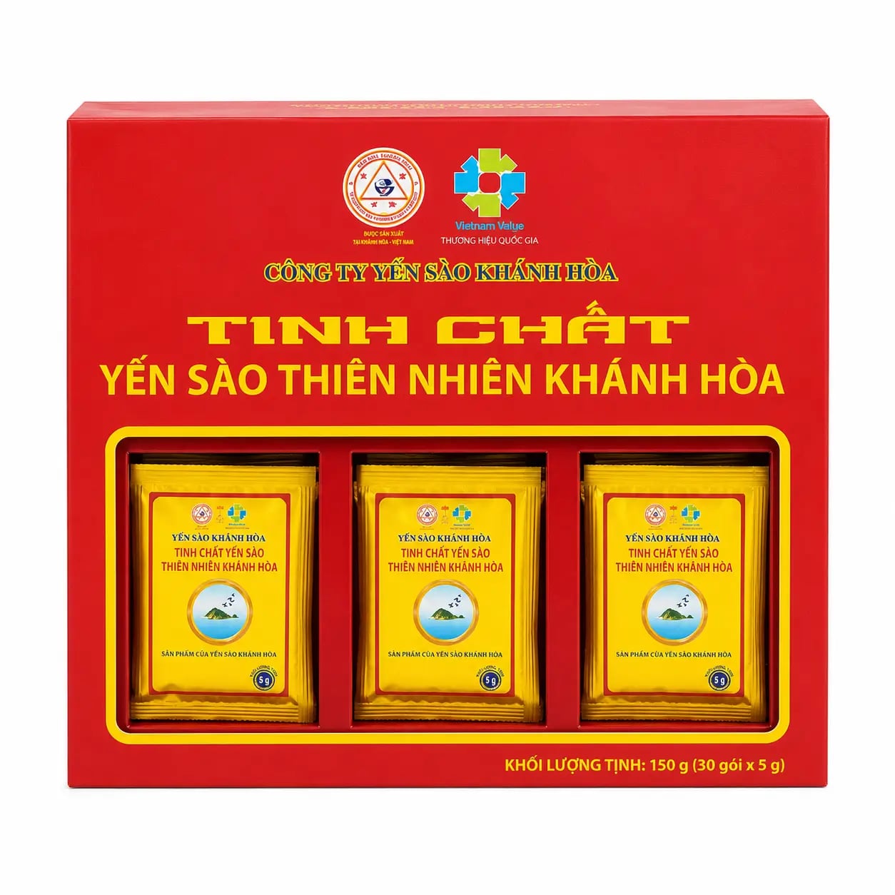 Hình Tinh chất Yến sào Khánh Hòa hộp 30 gói 5G - 029G 1