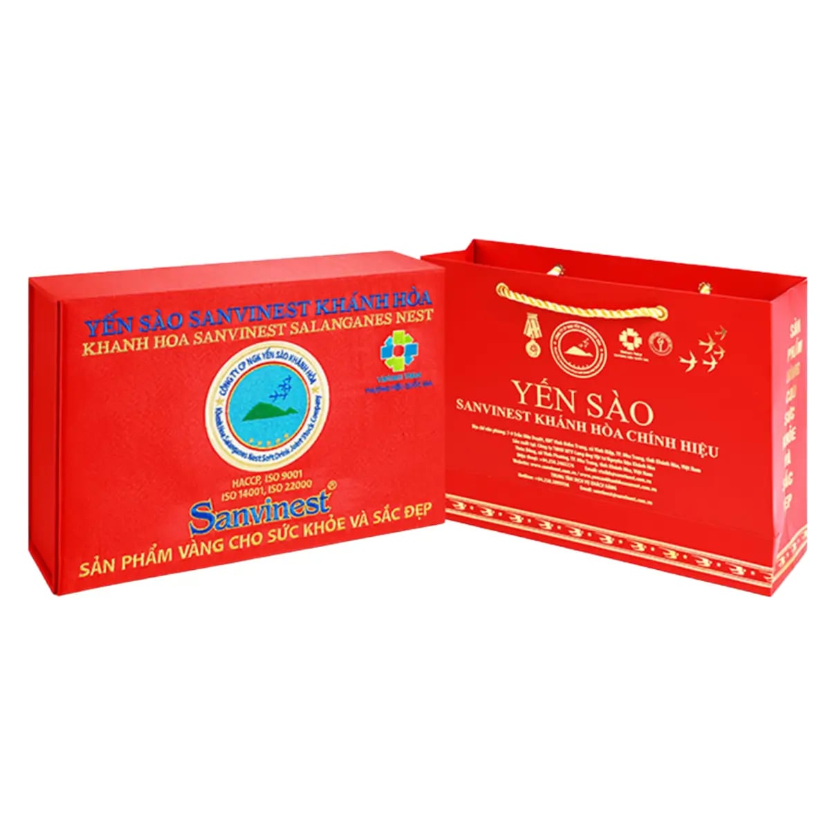 Hình Yến Sào Sanvinest Tinh Chế Dạng Tổ Hộp Quà Tặng 50G - V650/Q650 5