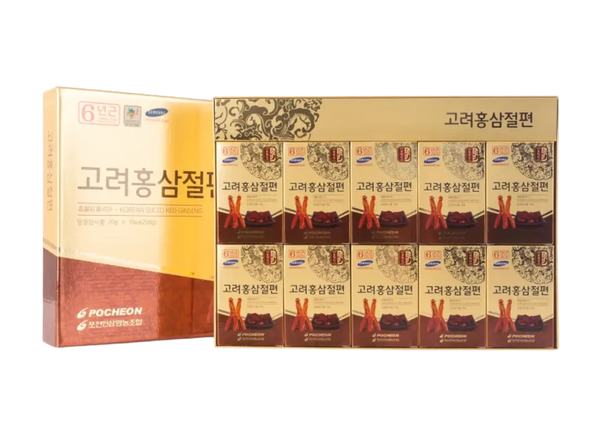 Hồng sâm lát tẩm mật ong Pocheon 10 gói