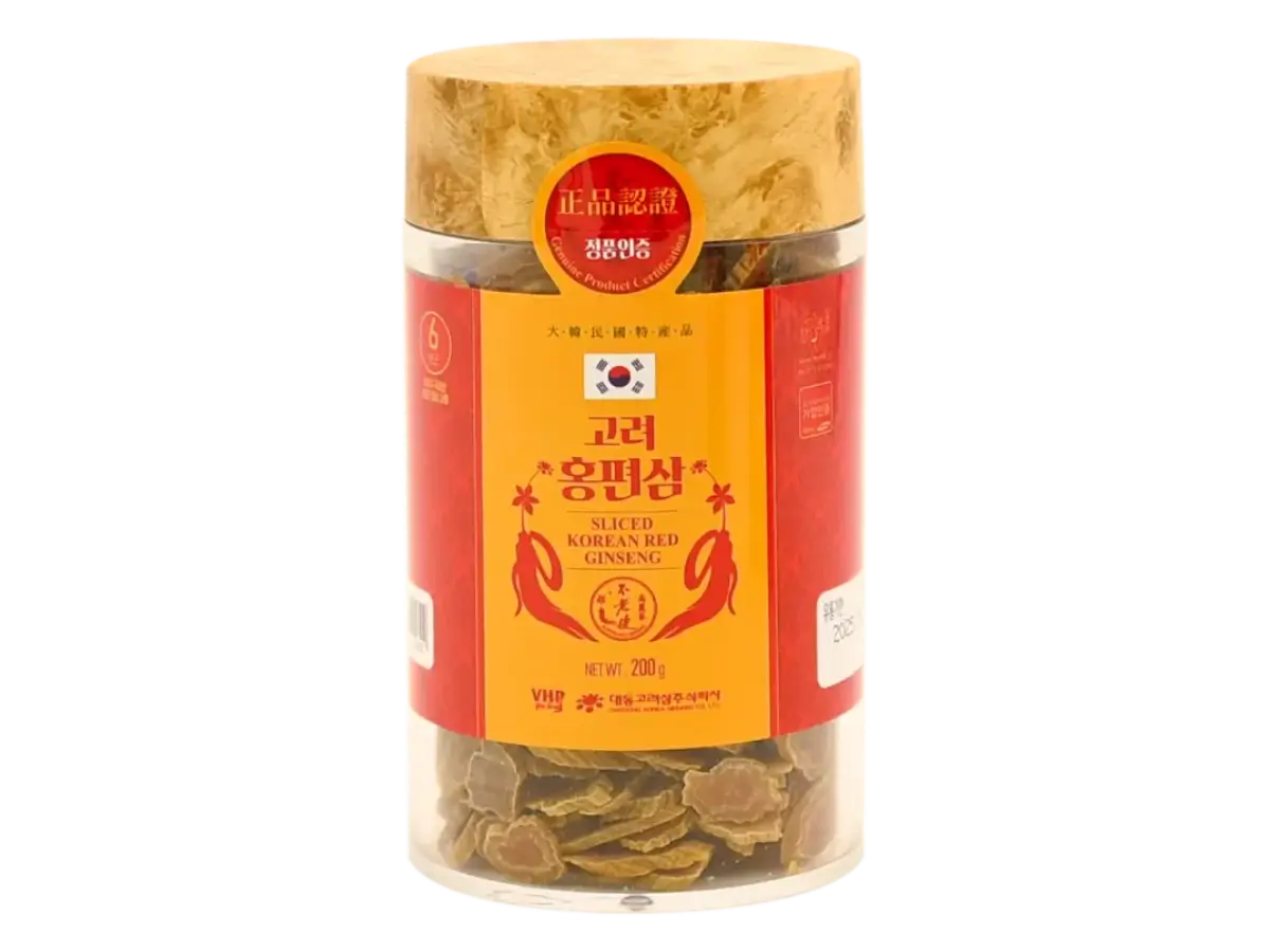 Hồng sâm khô thái lát Daedong