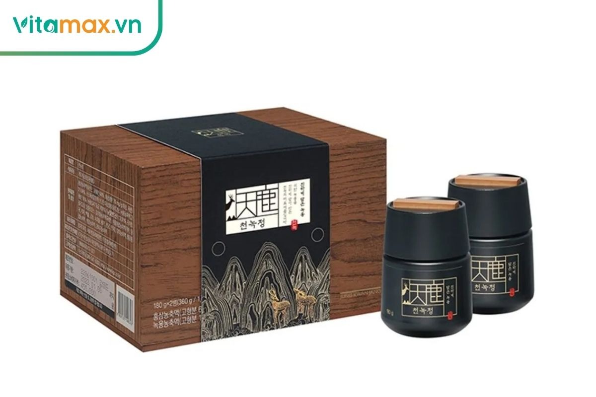 Cao hồng sâm linh chi nhung hươu Hàn Quốc