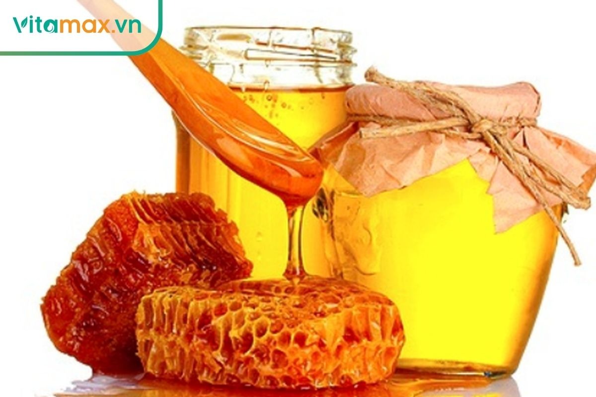 mật ong nguyên chất kết hợp với hồng sâm tăng hiệu quả hấp thu