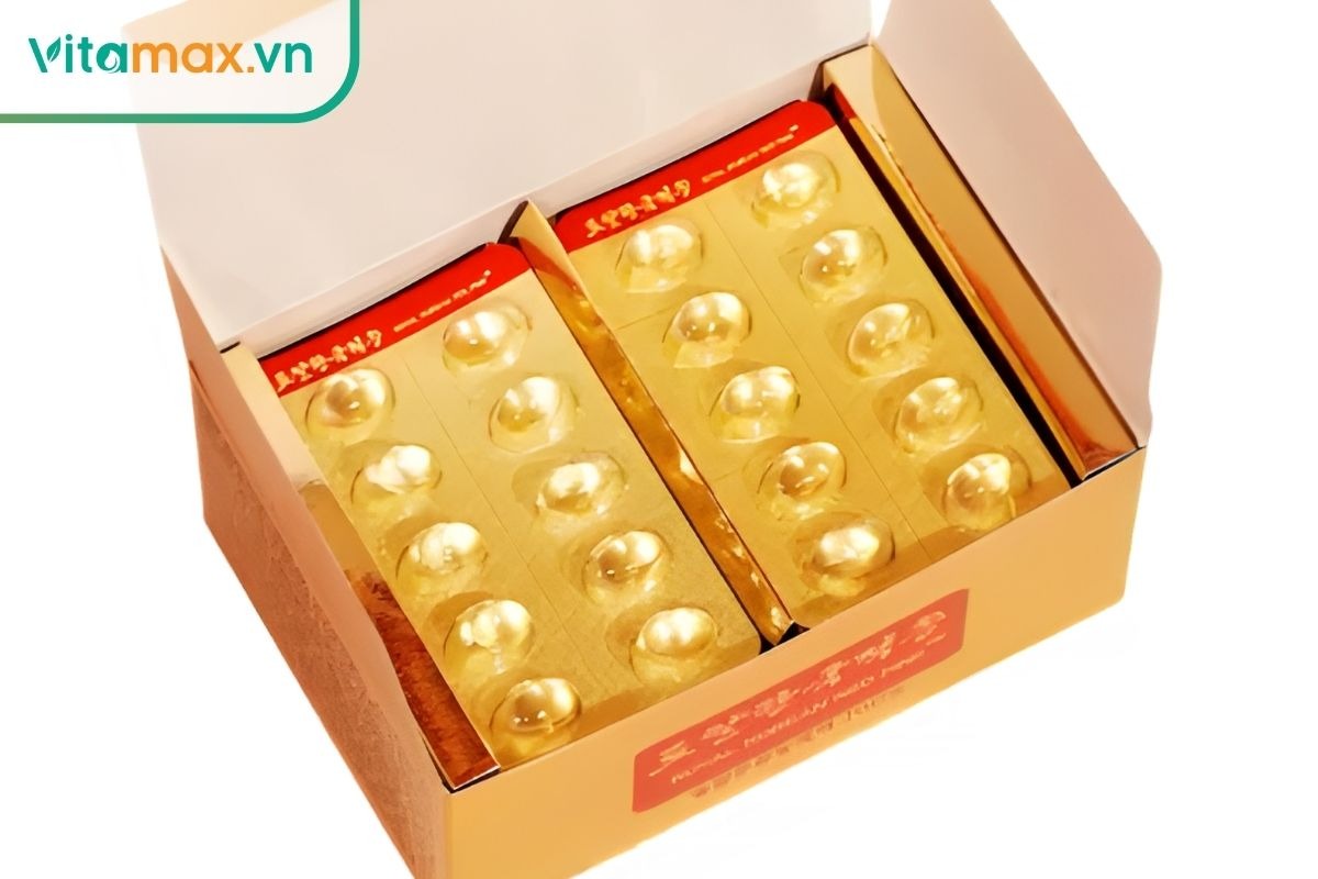 Viên tinh dầu thông đỏ Hàn Quốc và các thành phần tự nhiên có lợi cho sức khỏe