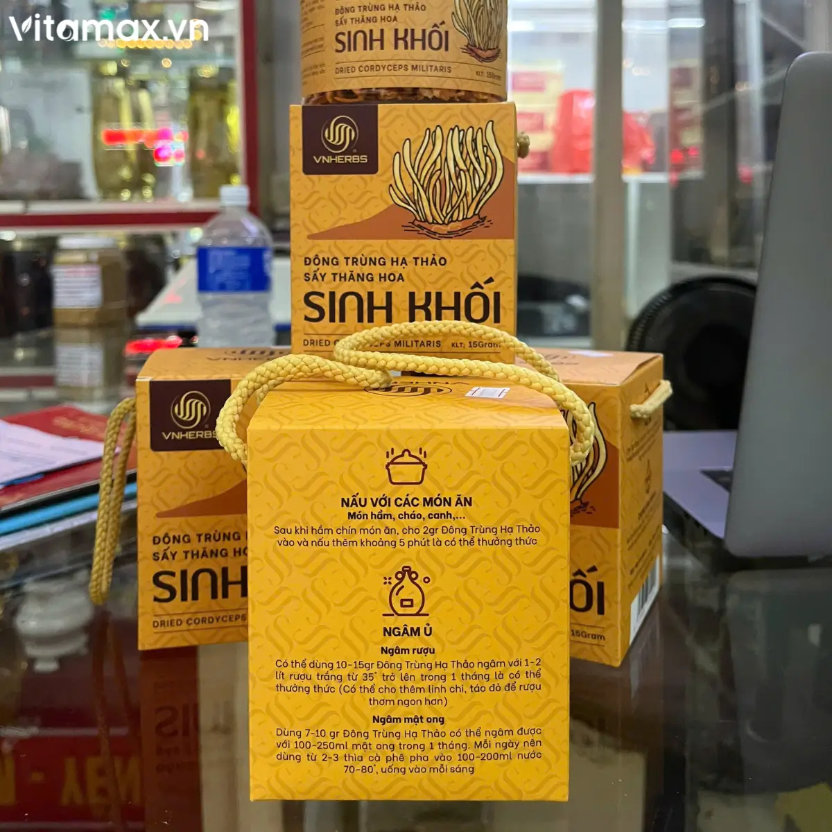 Đông trùng hạ thảo Vnherbs - Hình ảnh tại cửa hàng Vitamax.vn