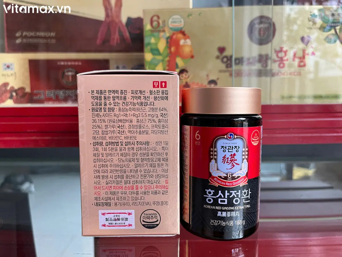 Tinh chất hồng sâm KGC Extract Pills chính hãng Hàn Quốc - Hình ảnh tại cửa hàng Vitamax.vn