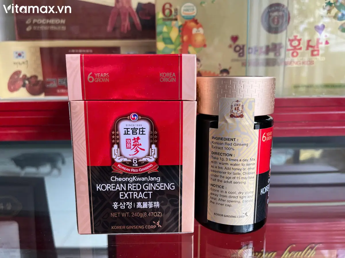 Cao hồng sâm chính phủ Hàn Quốc KGC hộp 240g - Hình ảnh tại cửa hàng Vitamax.vn