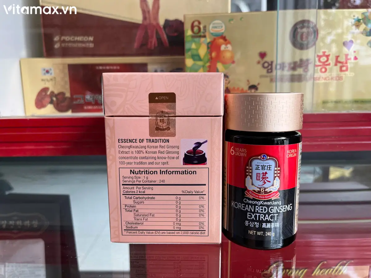 Cao hồng sâm chính phủ Hàn Quốc KGC hộp 240g - Hình ảnh tại cửa hàng Vitamax.vn
